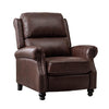 Pushback Recliner Armchair with Rivet for Living Room