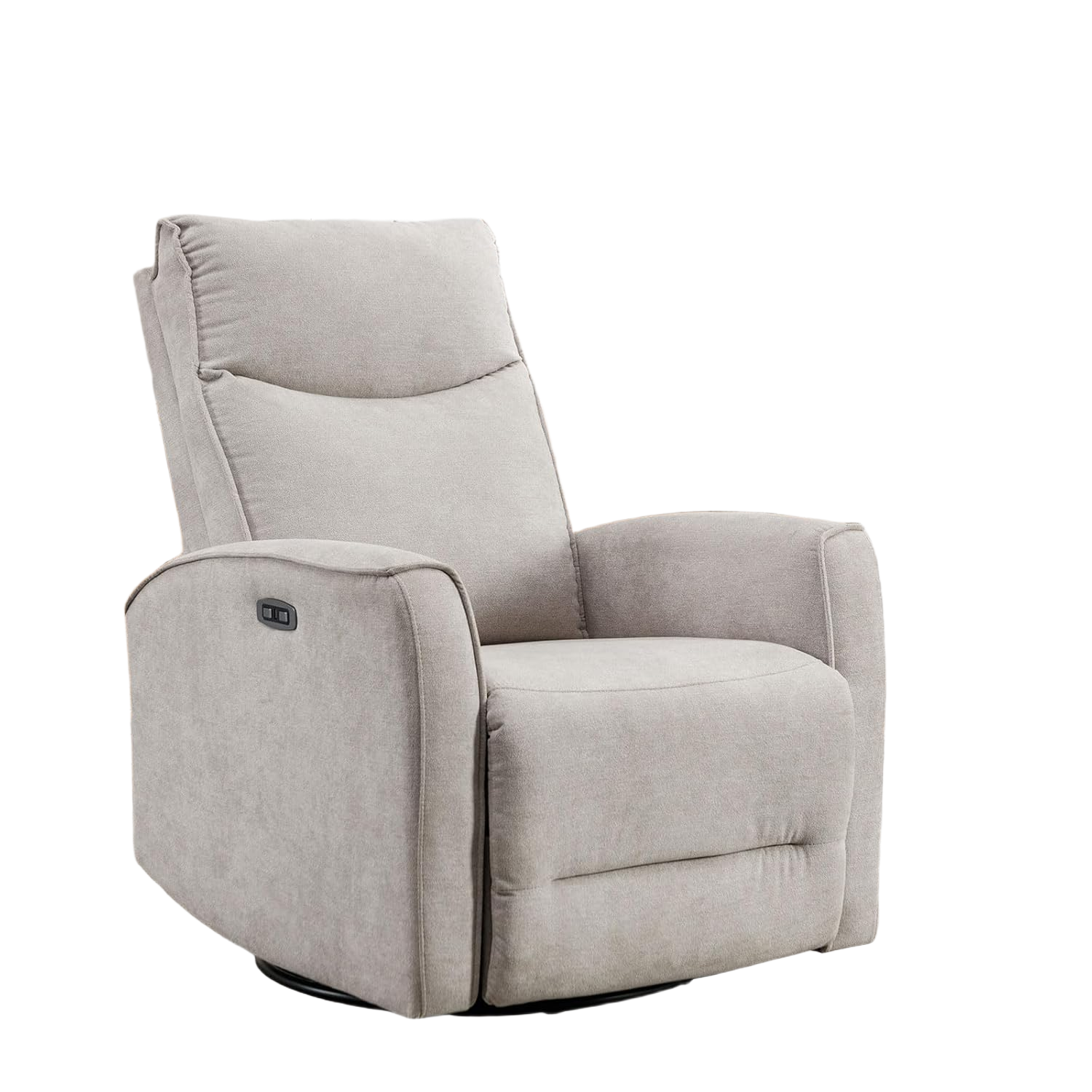 Power Swivel Recliner with Rocker and USB Port for Living Room