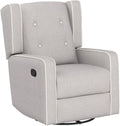 Manual Swivel Rocker Recliner Chair - Grey