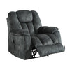 Manual Recliner Chair with Massage and Heat for Living Room