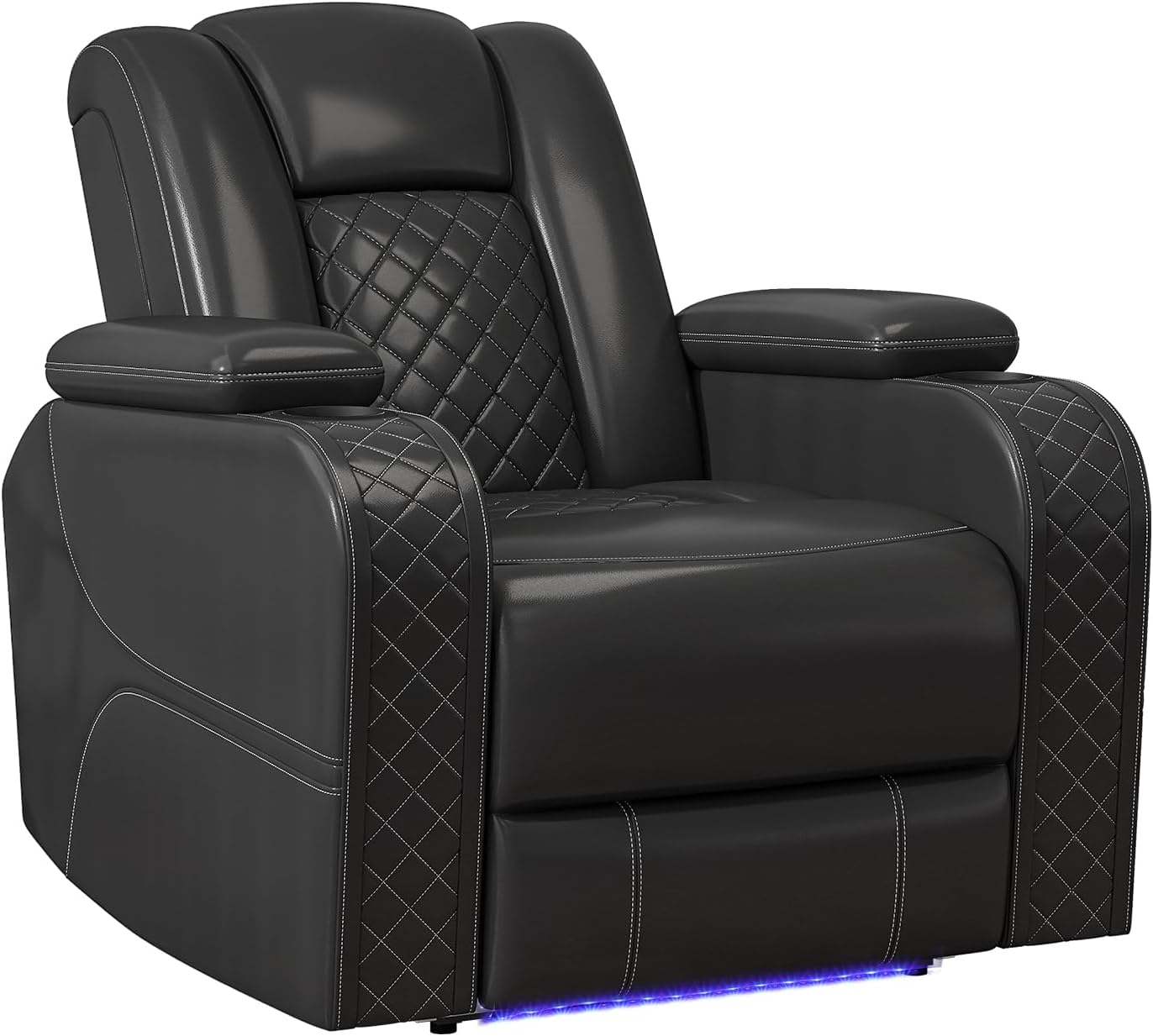 Power Recliner Chair with Adjustable Headrest for Living Room