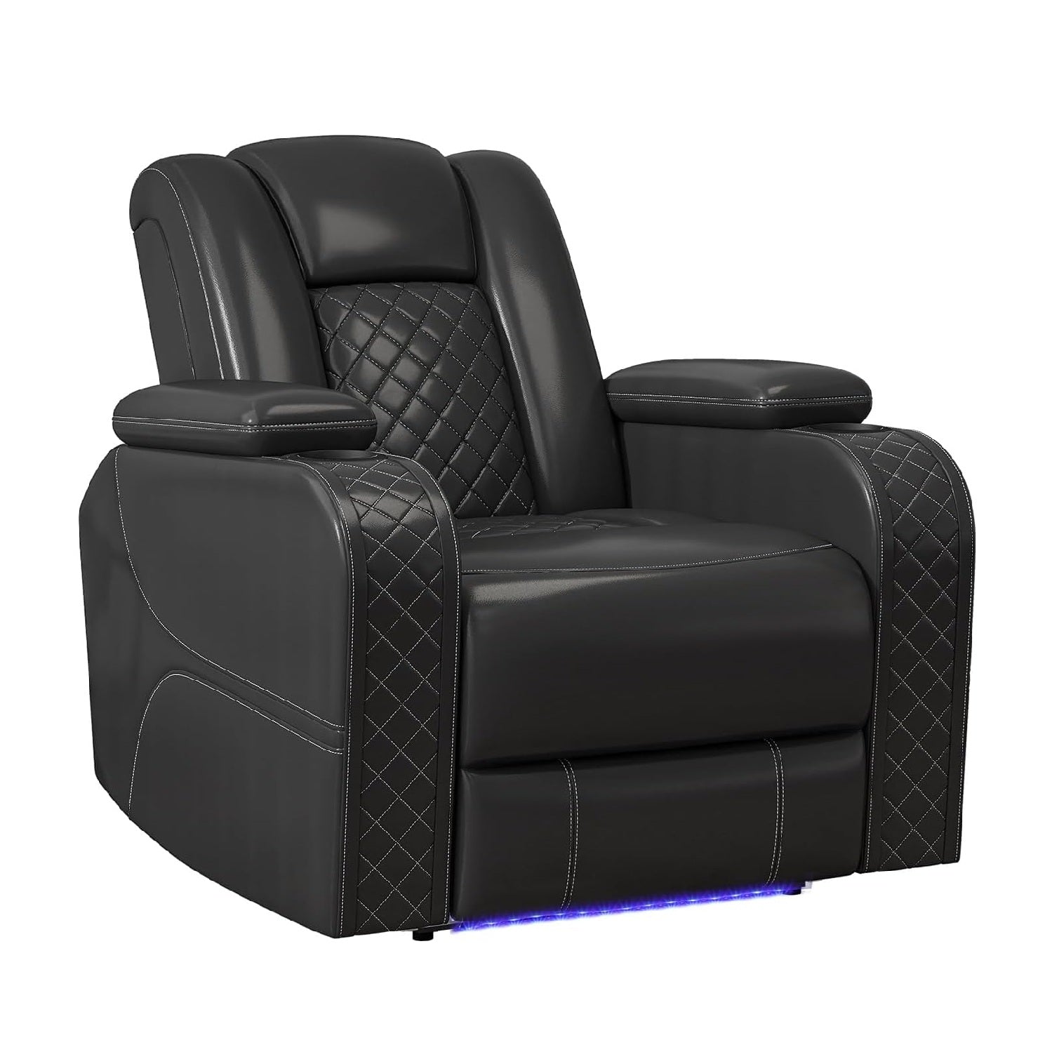 Power Recliner Chair with Adjustable Headrest for Living Room