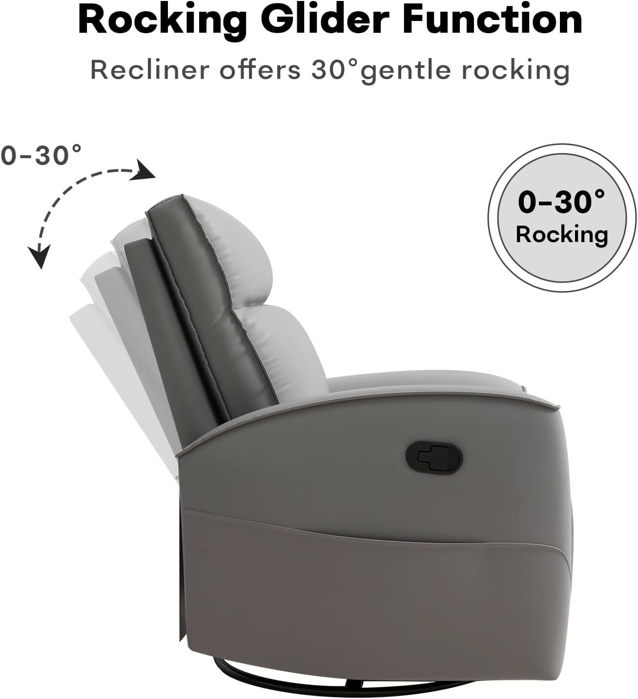 Swivel Glider Recliner Chair for Living Room