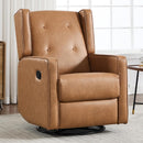 Manual Swivel Rocker Recliner Chair - Brown