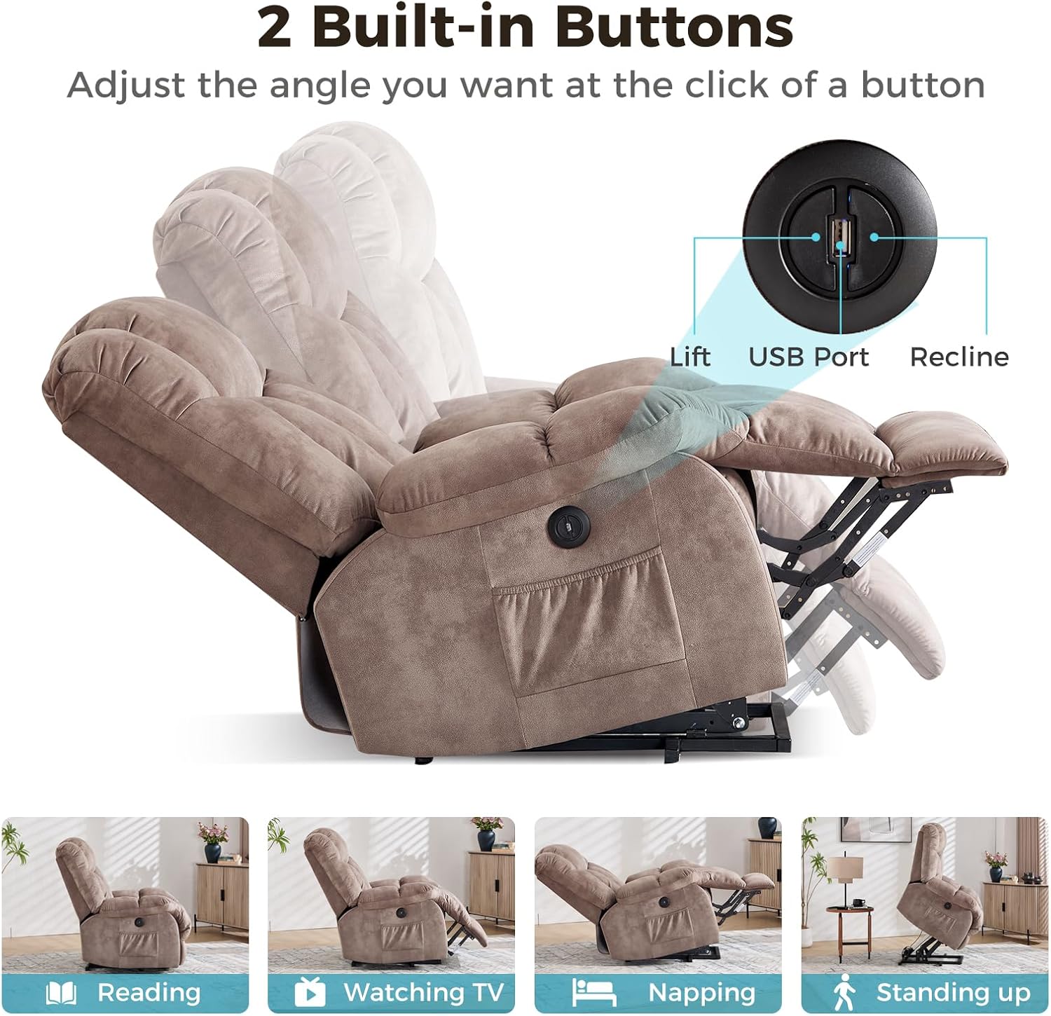 Power Lift Recliner Chair for Living Room