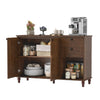 Mid-Century Modern TV Console Cabinet for Living Room