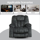 Manual Recliner Chair with Massage and Heat
