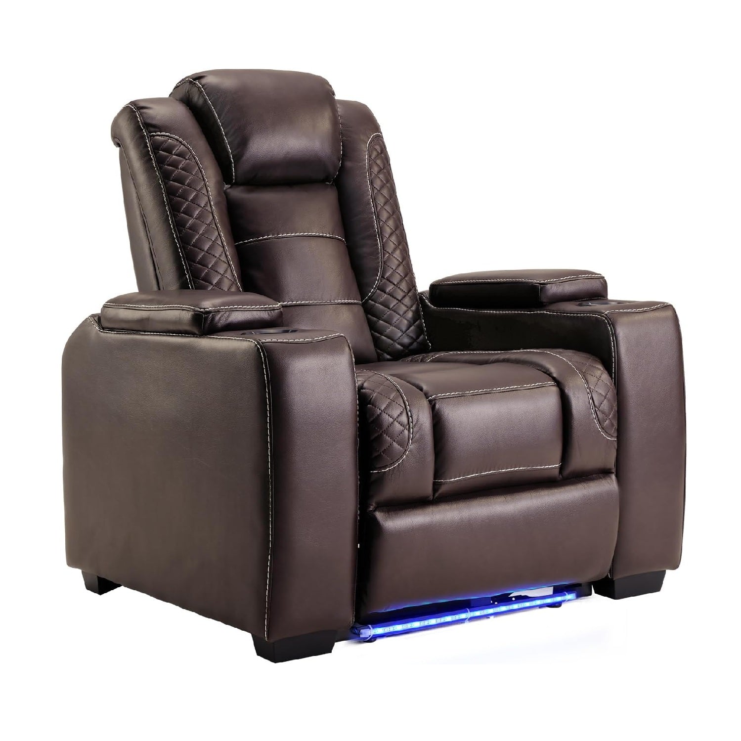 Power Recliner Home Theater Chair with LED for Living Room