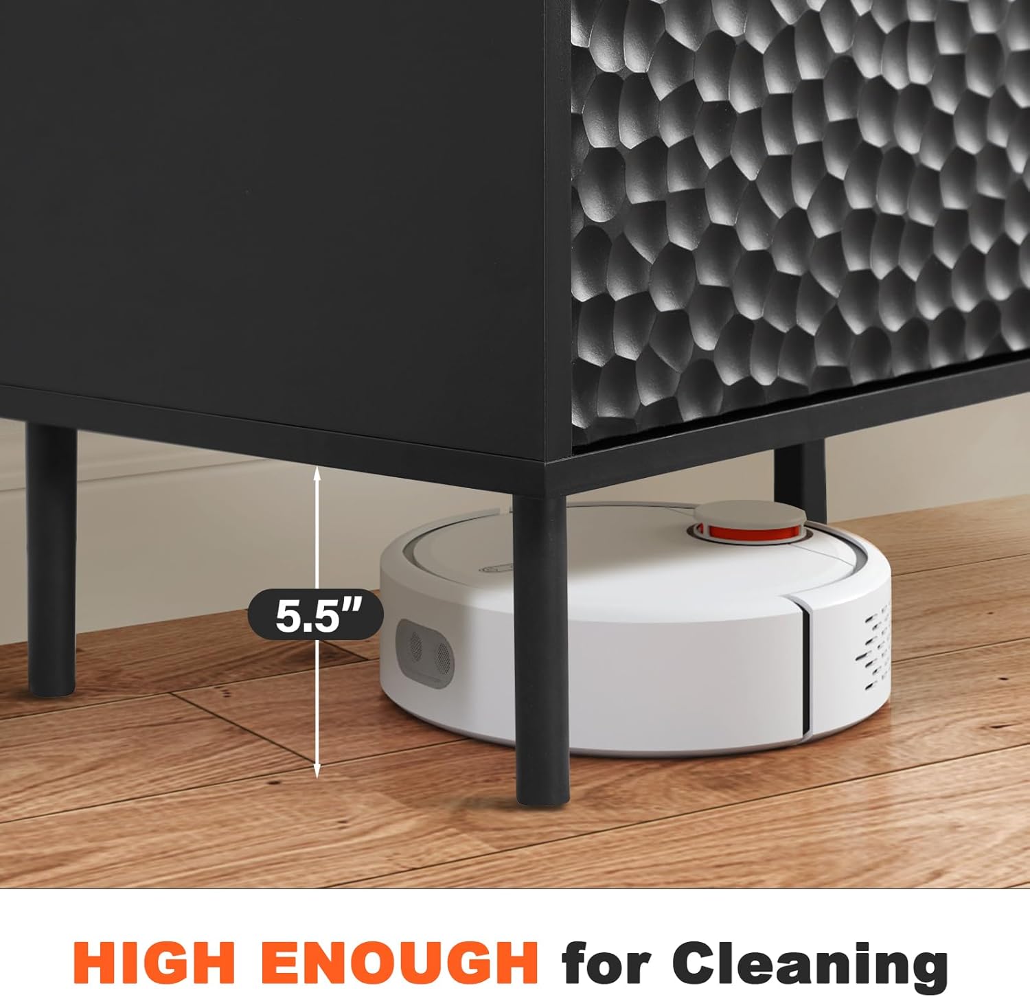 Mid-Century TV Stand with Storage for Up to 75" TVs
