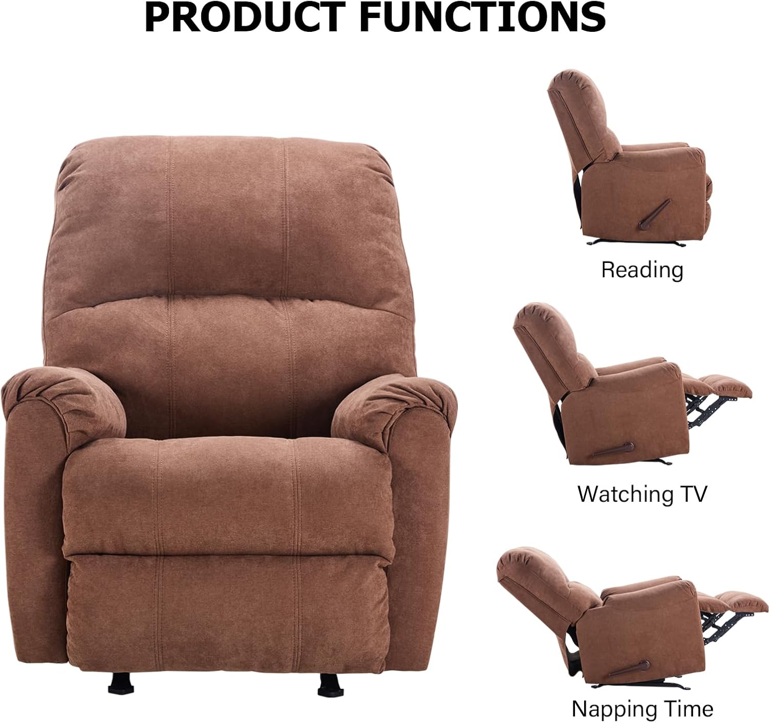 Manual Rocker Recliner Chair for Living Room