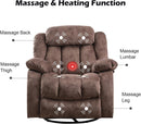 Massage Rocker Recliner with Heat and Vibration