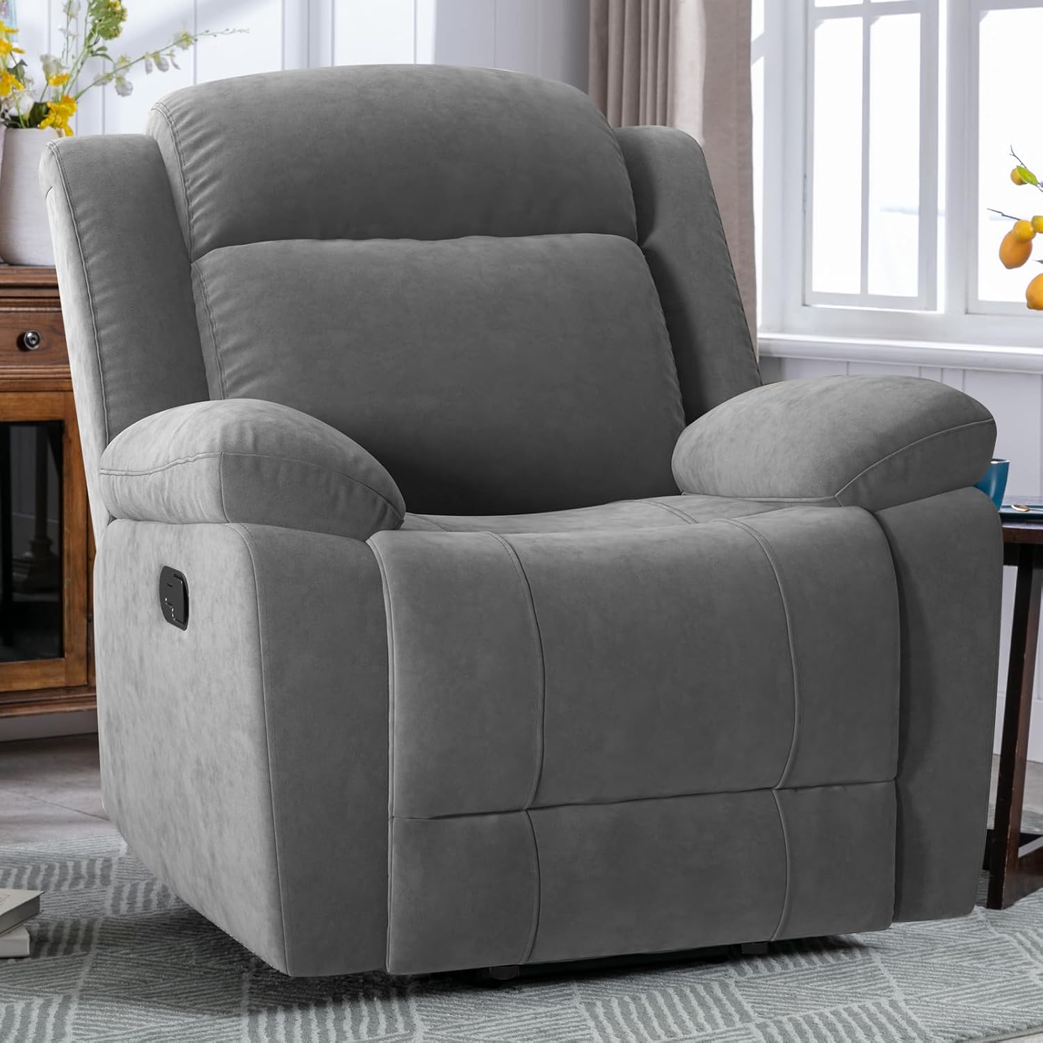 Manual Rocker Recliner Chair for Living Room