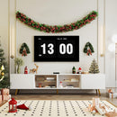 Modern LED TV Stand with Storage - White