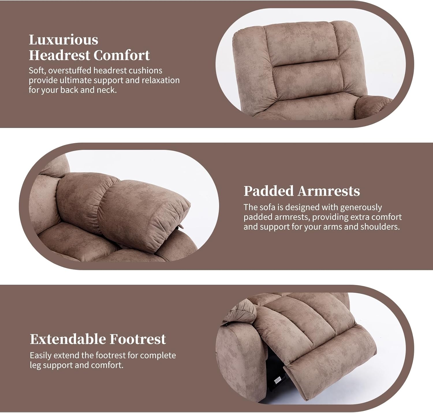 Massage Recliner Chair with Heat for Living Room