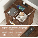 Mid-Century End Table with Drawer - Walnut