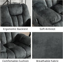 Manual Recliner Chair with Massage and Heat