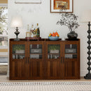 Modern Accent Storage Cabinet - Walnut