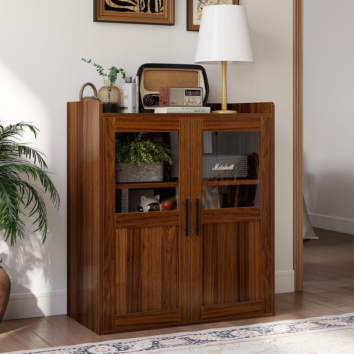 Modern Accent Storage Cabinet for Living Room