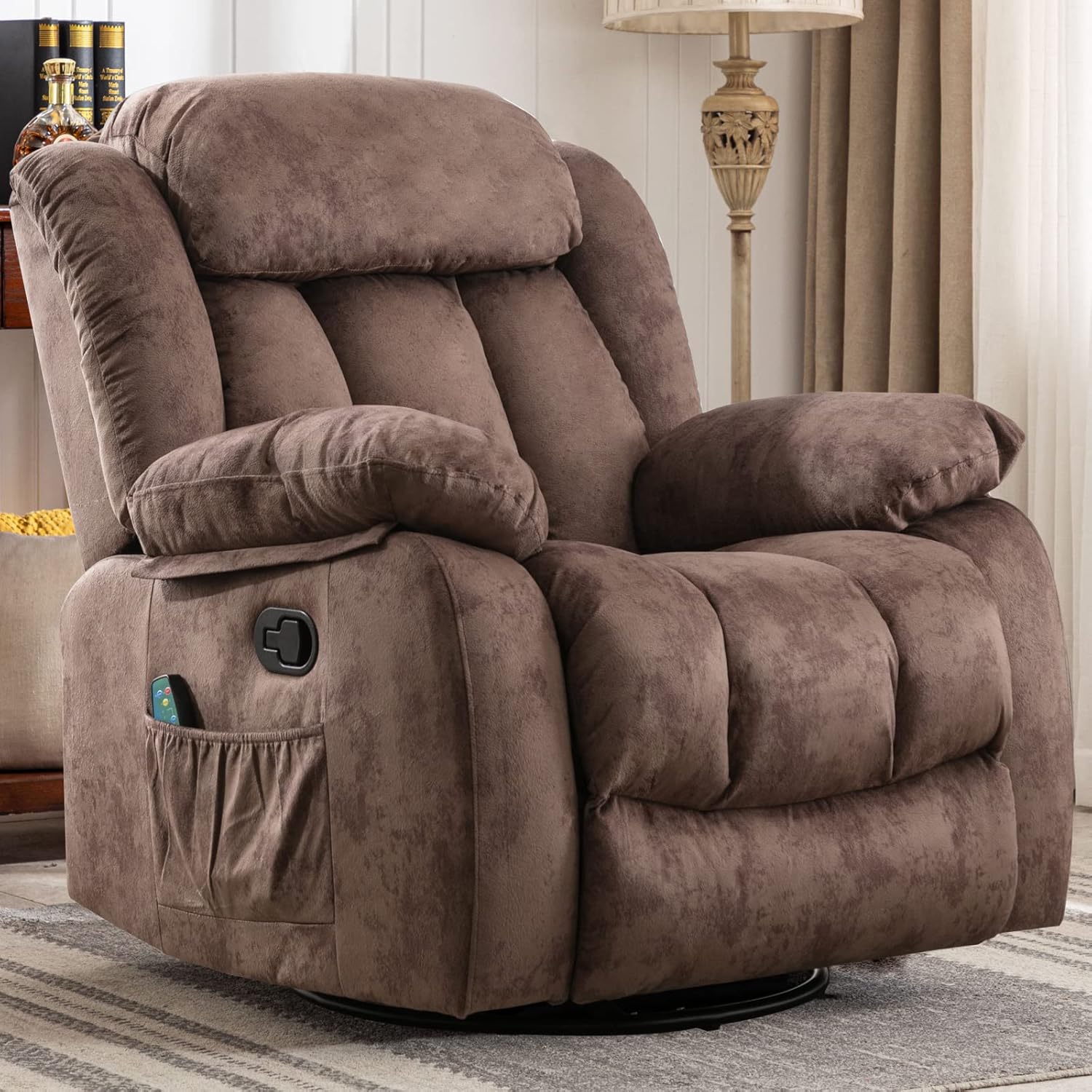 Massage Rocker Recliner Chair with Heat for Living Room