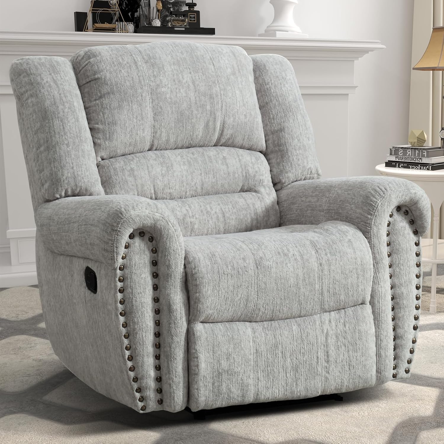 Classic Manual Recliner Chair for Living Room