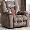 Manual Recliner Chair with Massage and Heat for Living Room