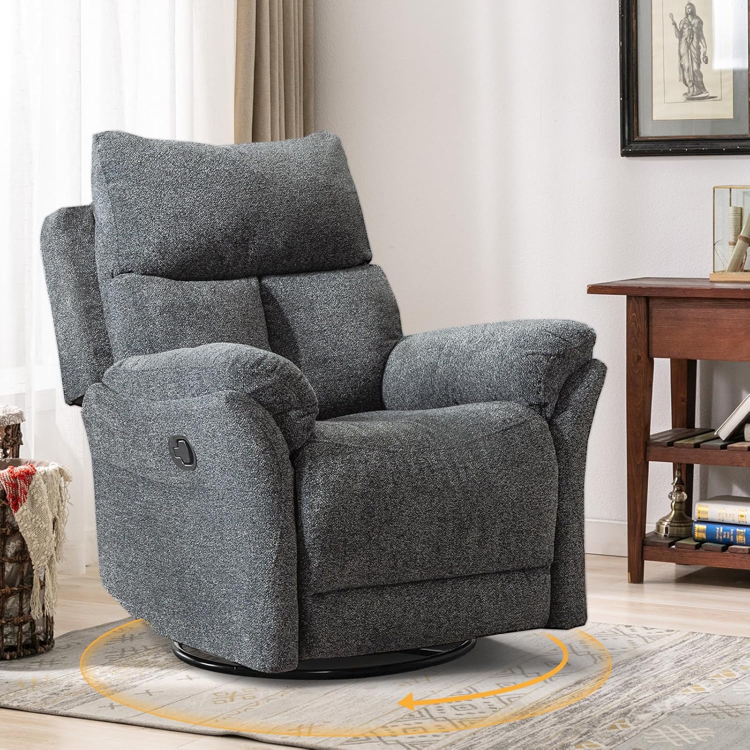 Swivel Rocker Recliner Chair for Living Room