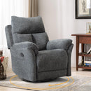 Swivel Rocker Recliner Chair for Nursery & Living Room - Smoky Grey