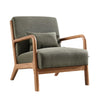 Mid Century Accent Chair Upholstered Armchair for Living Room