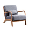 Mid Century Accent Chair Upholstered Armchair for Living Room