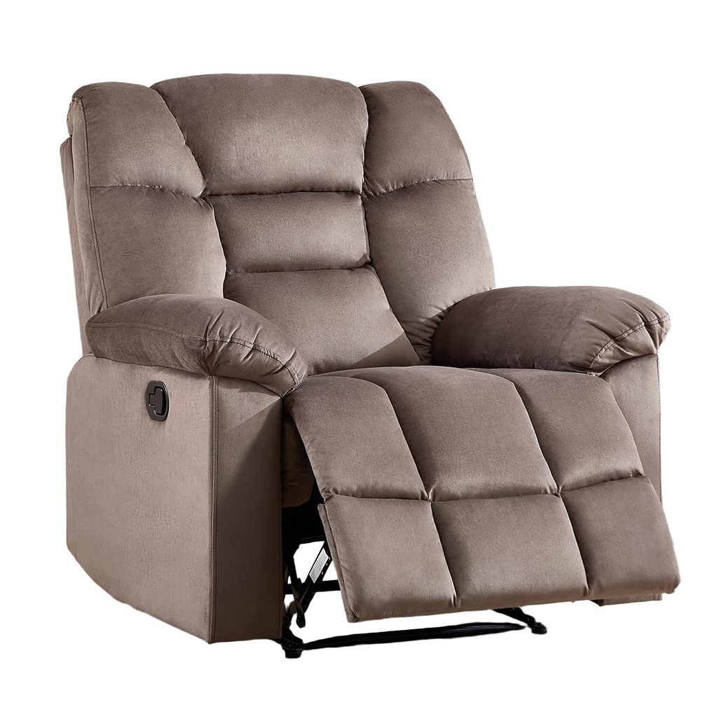Manual Recliner Sofa Chair with Armrests for Living Room