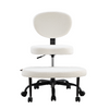Ergonomic Cross-Legged Office Chair with 360° Swivel for Home Office