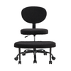 Ergonomic Cross-Legged Office Chair with 360° Swivel for Home Office