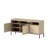 Tall TV Stand with Storage Cabinet for Living Room