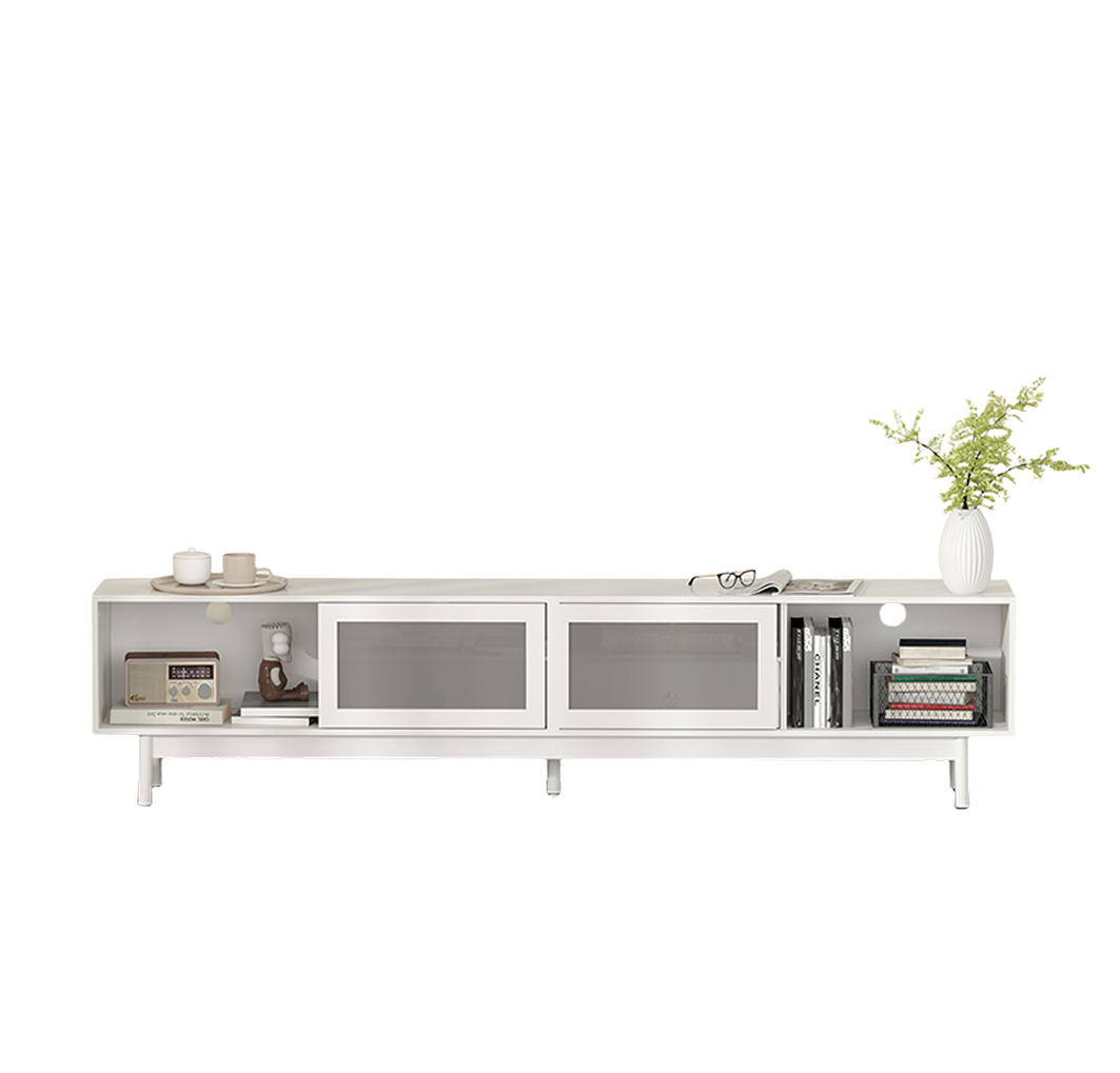 TV Stand with Storage for 80" TV – Modern Living Room