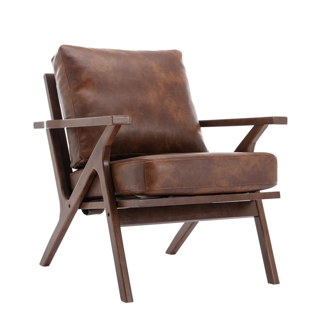 Foam Lounge Accent Chair Upholstered Chair for Living Room