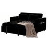 3-in-1 Convertible Sleeper Sofa Bed Velvet Loveseat for Living Room