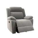 Manual Rocker Recliner Chair for Living Room - Grey
