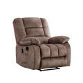 Massage Recliner Chair with Heating Function - Camel