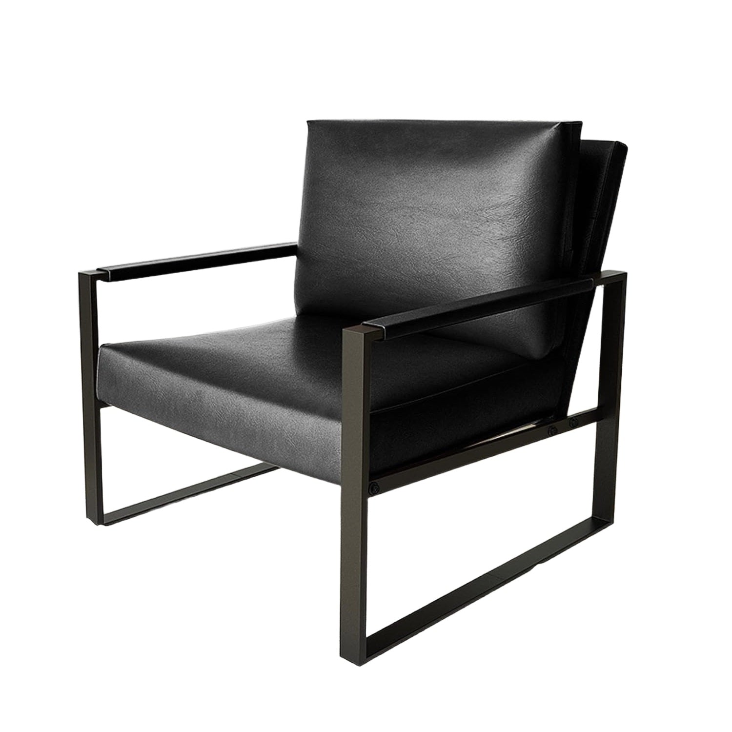 Fixed Accent Armchair Upholstered Chair for Living Room