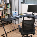 L Shaped Desk L Shaped Office Gaming Desk Black