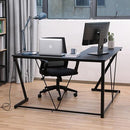 L Shaped Desk L Shaped Office Gaming Desk Black