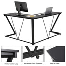 l shaped computer desk bonzy home ikea l desk