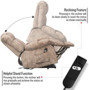 CANMOV Elderly Electric Lifting Chair Non-slip Fabric Sofa