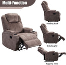 CANMOV manual ergonomic recliner with cup holder