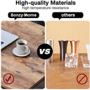 Industrial coffee table with metal frame