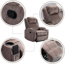 CANMOV manual ergonomic recliner with cup holder