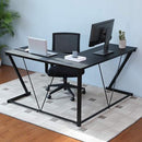 L Shaped Desk L Shaped Office Gaming Desk Black