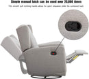 CANMOV 360°rotating rocking chair recliner