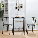 Bonzy Home Simple style couple dining table set, not taking up space