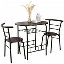 Bonzy Home Simple style couple dining table set, not taking up space